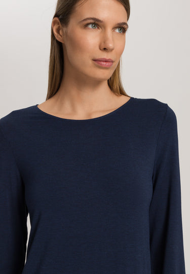 Natural Elegance Soft Jersey Nightgown | Deep Navy 74831-1610